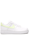 Nike Air Force 1 Low "white/barely Volt" Sneakers In White