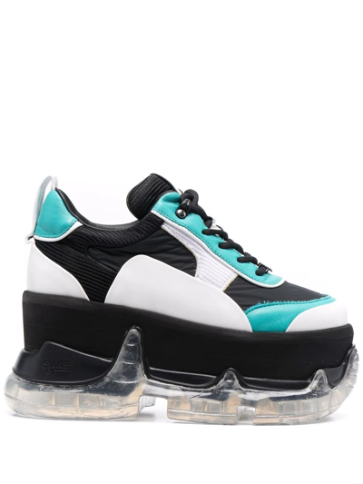 Swear Air Revive Nitro Platform Trainers In Blue