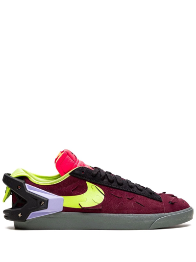 Nike X Acronym Blazer Low Night Maroon 板鞋 In Red