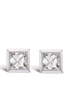 Pragnell 18kt White Gold Rockchic Diamond Earrings In Silver