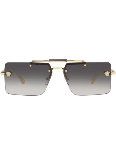VERSACE GRADIENT-LENS SUNGLASSES