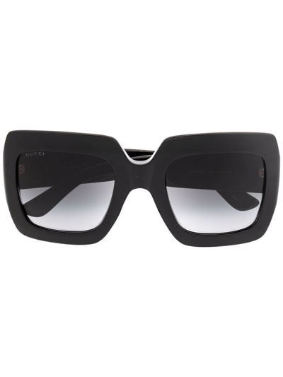 Gucci Gg0053 Square Sunglasses In Black