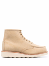 Red Wing Shoes Classic Moc Leather Ankle Boots In Nude