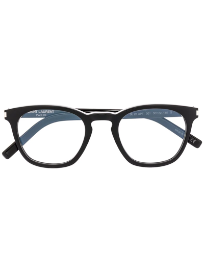 Saint Laurent Sl 28 Opt D-frame Glasses In Black