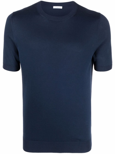 MALO SHORT-SLEEVE FITTED KNIT TOP