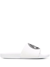 Versace Jeans Couture White V-emblem Sandals