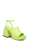 Circus By Sam Edelman Miranda Chunky Platform Ankle Strap Sandals In Green