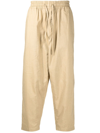 Ymc You Must Create Alva Straight-leg Trousers In Brown