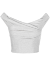 RTA COWL-NECK CROPPED TOP