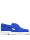 Le Silla Yacht Moccasin Loafers In Blau