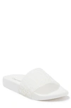 Calvin Klein C Malva Logo Slide In White Half Clear Pvc Molded