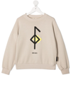 ANDORINE GRAPHIC-PRINT ORGANIC COTTON SWEATSHIRT