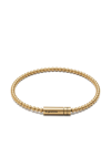 LE GRAMME 15G BRUSHED YELLOW GOLD BEADED BRACELET