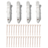 T3 Clip Kit With 4 Alligator Clips And 30 Rose Gold Bobby Pins