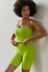 Beyond Yoga Space-dye Slim Racerback Cropped Tank In Lime