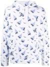 POLO RALPH LAUREN BOAT-PRINT COTTON PULLOVER HOODIE