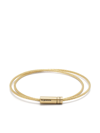 LE GRAMME 15G BRUSHED YELLOW GOLD CABLE BRACELET