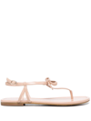 Kate Spade Piazza Strappy Ankle-strap Sandals In Peach Shake