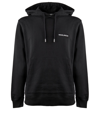 Woolrich Graphic-print Long-sleeve Hoodie In Black