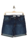 Kensie 7" Double Roll Cuff Shorts In Dune