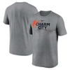 Nike Heathered Charcoal Baltimore Orioles Local Rep Legend Performance T-shirt In Heather Charcoal