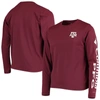 Columbia Youth Big Boys Maroon Texas A M Aggies Pfg Terminal Tackle Long Sleeve Omni-shade T-shirt In Maroon
