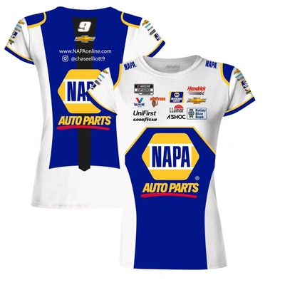 Hendrick Motorsports Team Collection White Chase Elliott Napa Sublimated Uniform T-shirt