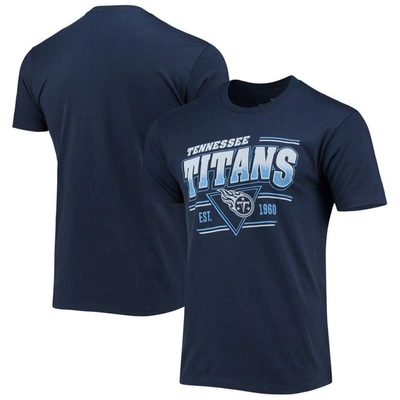 JUNK FOOD JUNK FOOD NAVY TENNESSEE TITANS THROWBACK T-SHIRT