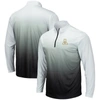 Colosseum Men's Gray Appalachian State Mountaineers Magic Team Logo Quarter-zip Jacket In Gray