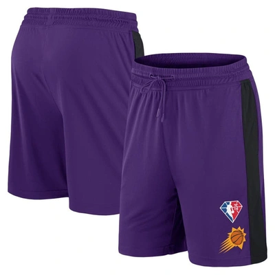 Fanatics Men's Purple Phoenix Suns 75th Anniversary Downtown Performance Practice Shorts