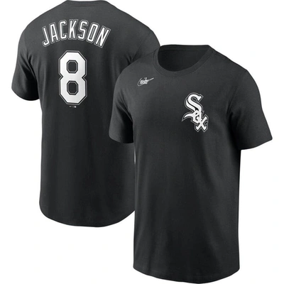 Nike Men's  Bo Jackson Black Chicago White Sox Cooperstown Collection Name & Number T-shirt