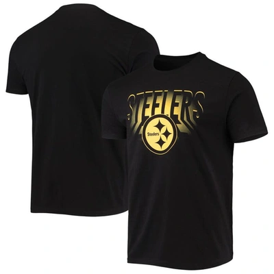 Junk Food Men's Black Pittsburgh Steelers Spotlight T-shirt