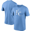 Nike Men's Light Blue Kansas City Royals Large Logo Legend Performance T-shirt In Light Blue