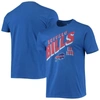 JUNK FOOD JUNK FOOD ROYAL BUFFALO BILLS SLANT T-SHIRT