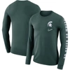 NIKE NIKE GREEN MICHIGAN STATE SPARTANS LOCAL MANTRA PERFORMANCE LONG SLEEVE T-SHIRT