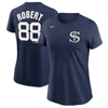 NIKE NIKE LUIS ROBERT NAVY CHICAGO WHITE SOX 2021 FIELD OF DREAMS NAME & NUMBER T-SHIRT