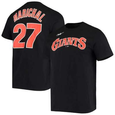 Nike Men's  Juan Marichal Black San Francisco Giants Name And Number T-shirt