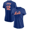 Nike Women's Francisco Lindor Royal New York Mets Fuse Name Number T-shirt In Royal