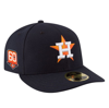 NEW ERA NEW ERA NAVY HOUSTON ASTROS HOME 60TH ANNIVERSARY AUTHENTIC COLLECTION ON-FIELD LOW PROFILE 59FIFTY 