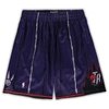 MITCHELL & NESS MITCHELL & NESS PURPLE TORONTO RAPTORS BIG & TALL HARDWOOD CLASSICS TEAM SWINGMAN SHORTS