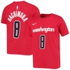 OUTERSTUFF YOUTH RUI HACHIMURA RED WASHINGTON WIZARDS NAME & NUMBER T-SHIRT