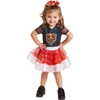 JERRY LEIGH GIRLS TODDLER NAVY CHICAGO BEARS TUTU TAILGATE GAME DAY V-NECK COSTUME