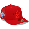 NEW ERA NEW ERA RED WASHINGTON NATIONALS 2022 SPRING TRAINING LOW PROFILE 59FIFTY FITTED HAT