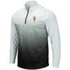 Colosseum Men's Gray Arizona State Sun Devils Magic Team Logo Quarter-zip Jacket In Gray