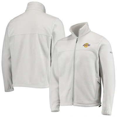 Columbia Men's  Los Angeles Lakers Gray Flanker Full-zip Jacket