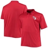 PROFILE RED CLEVELAND GUARDIANS BIG & TALL BIRDSEYE POLO