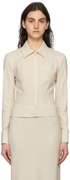 JACQUEMUS BEIGE 'LA CHEMISE PINA' SHIRT