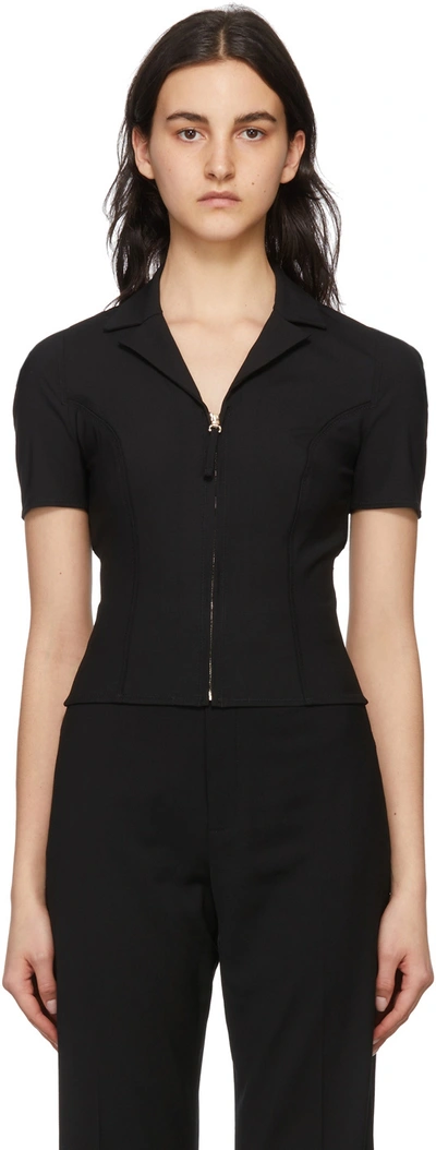 Jacquemus Black 'la Chemise Tangelo' Shirt