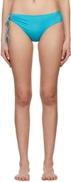 Jacquemus Tie-fastened Bikini Bottoms In 340 Turquoise