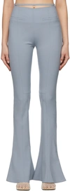 Jacquemus Le Pantalon Tangelo Wool-blend Pants In 320 Light Blue